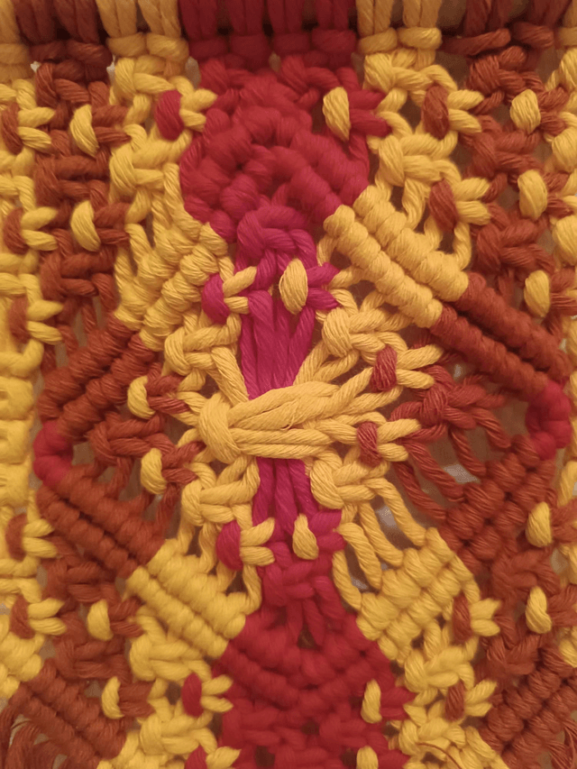 Décoration Macramé (style blason)
