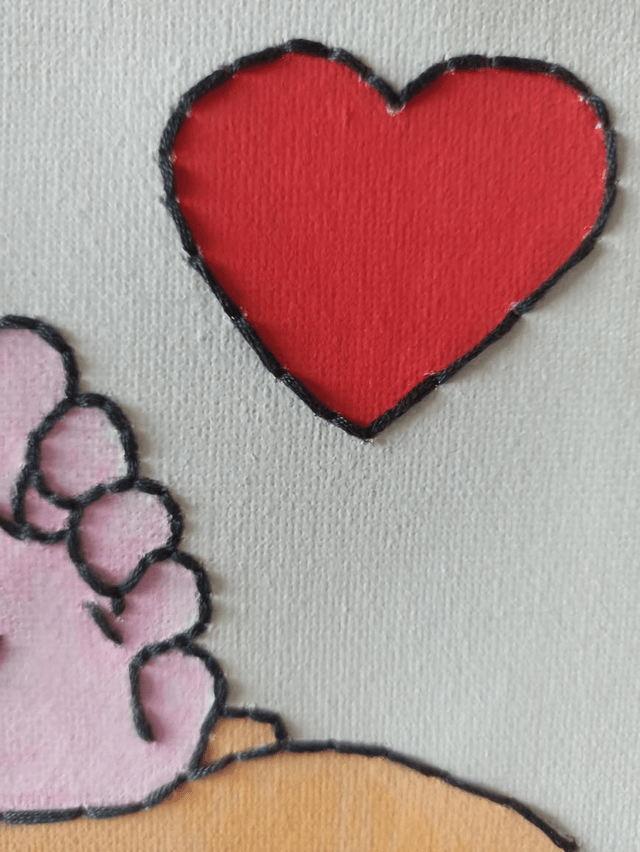 Toile personnalisée Amour 💞