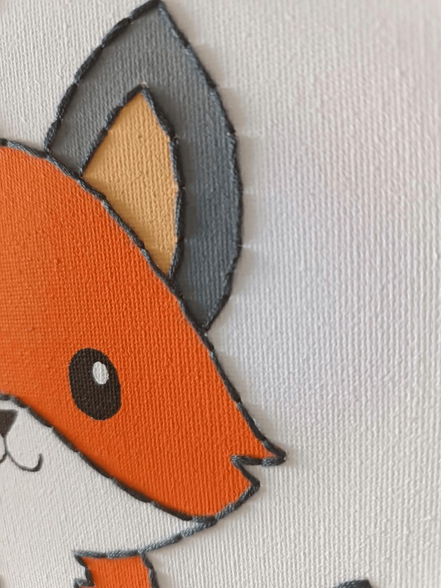 Toile naissance modèle Renard