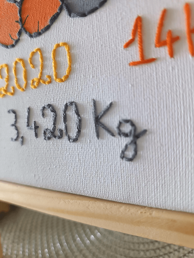 Toile naissance modèle Renard