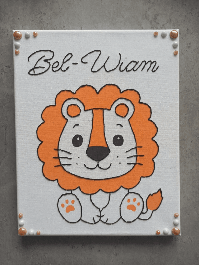 Toile personnalisée Lion